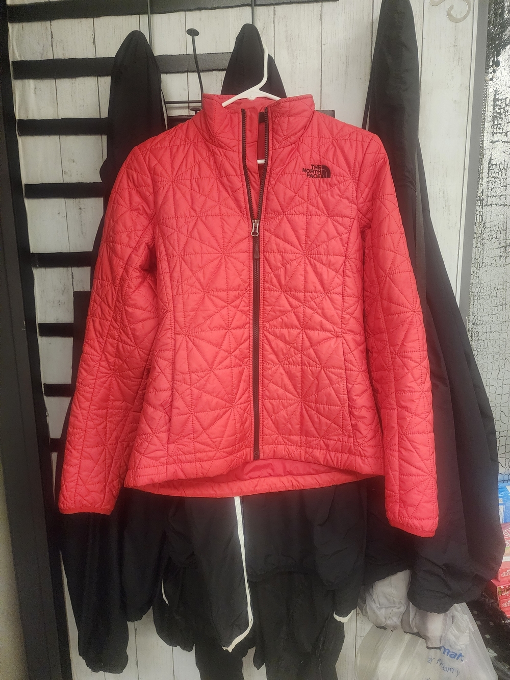 The North Face Girls' Quilted Red Jacket